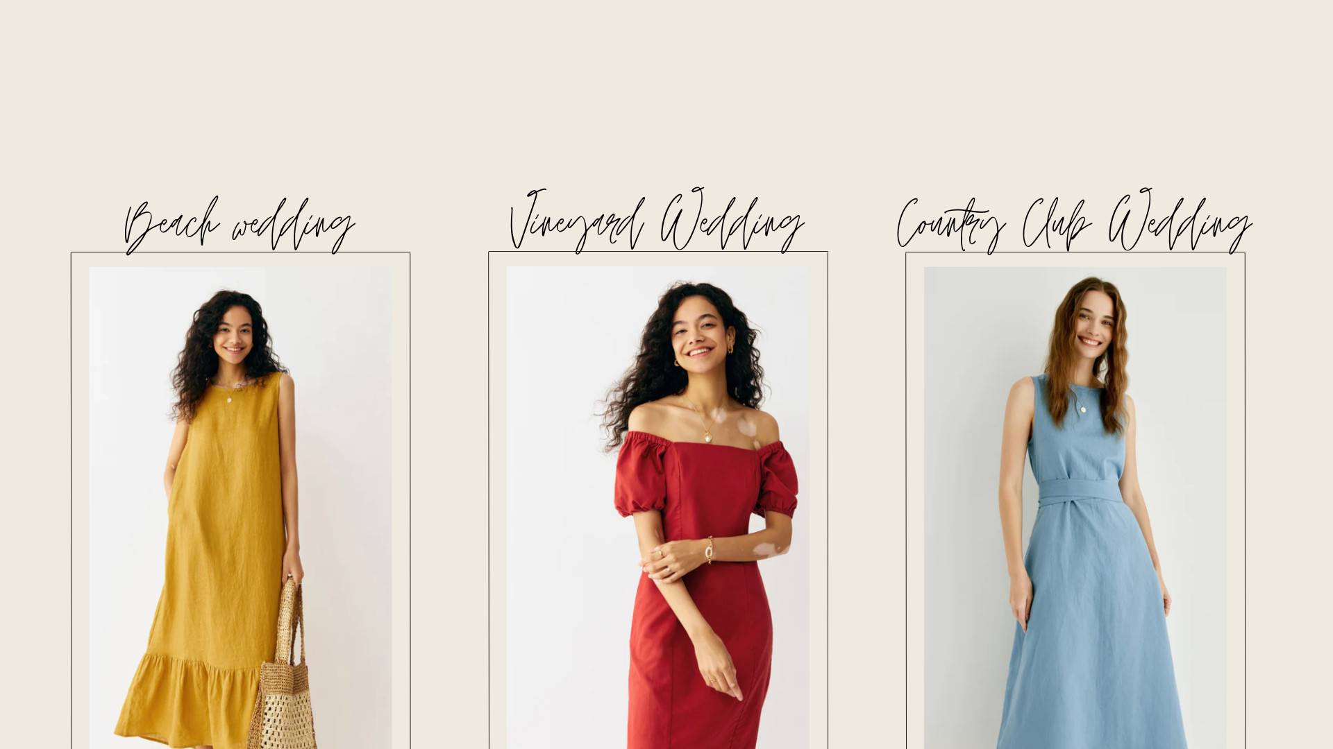 Country club sales formal wedding attire